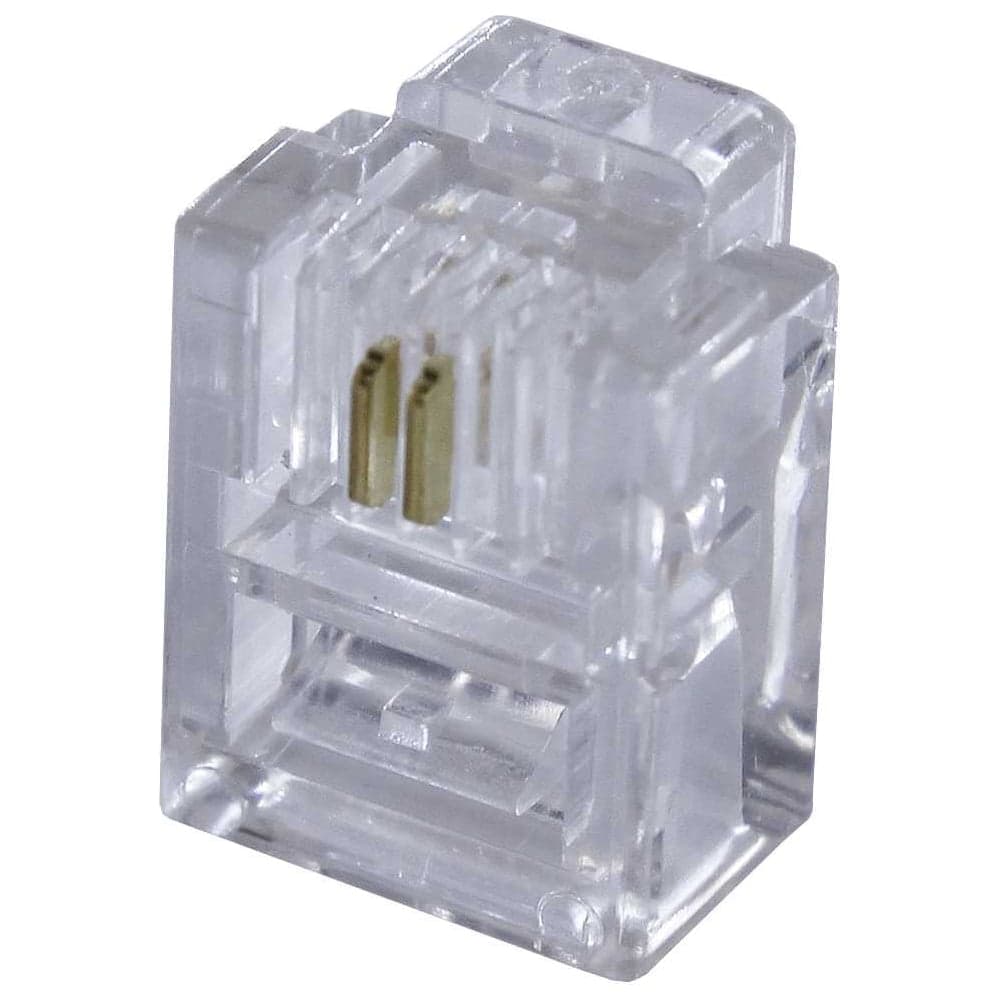Коннектор OXION RJ-11 (6P2C), 5 шт., блистер, арт. OX-RJ-116P2Cx5