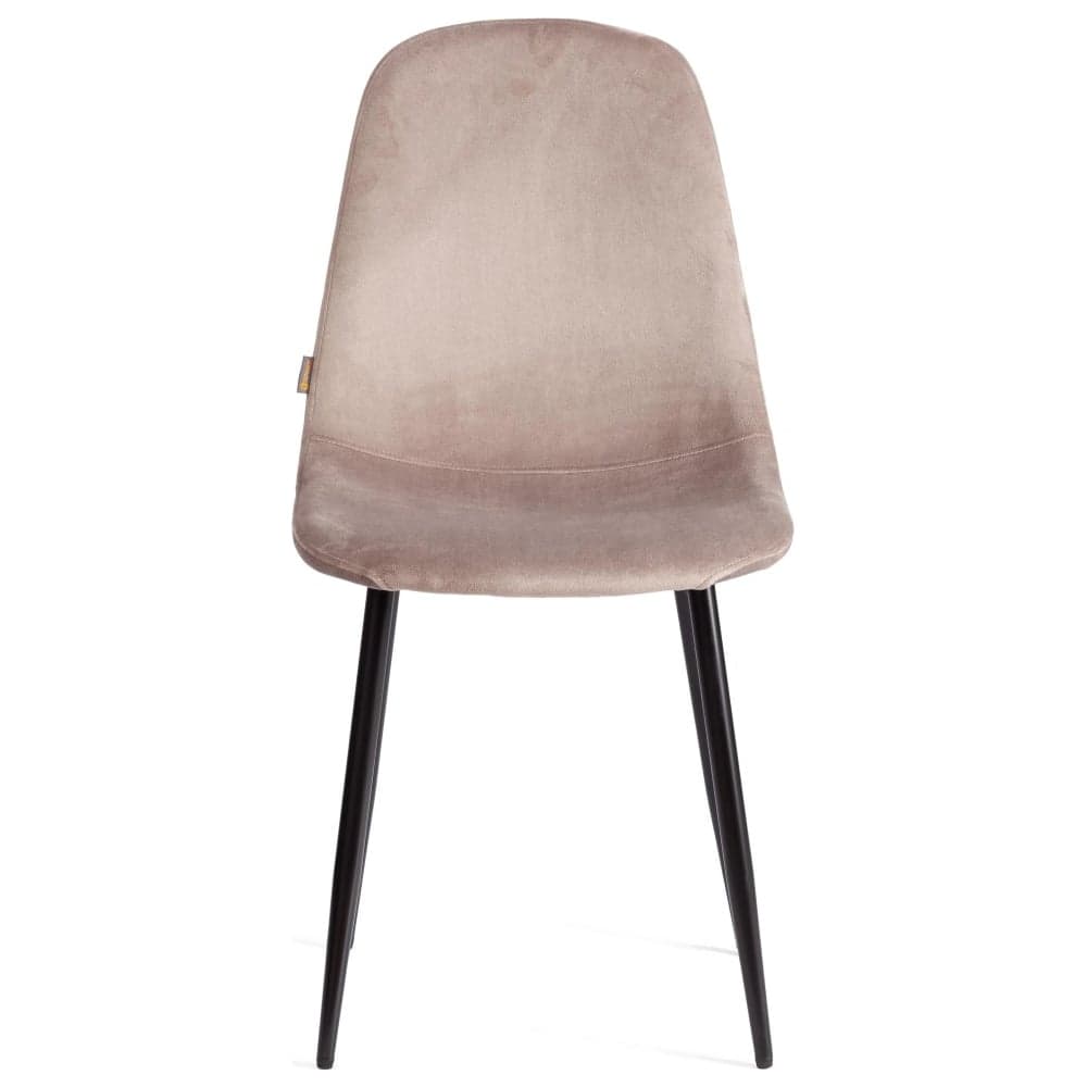 Стул Tetchair BREEZE mod. JSC-58, 1 шт в упаковке Велюр/металл, 44x53x86 см, coffee кофейный HLR 9, черный 21556 - 2