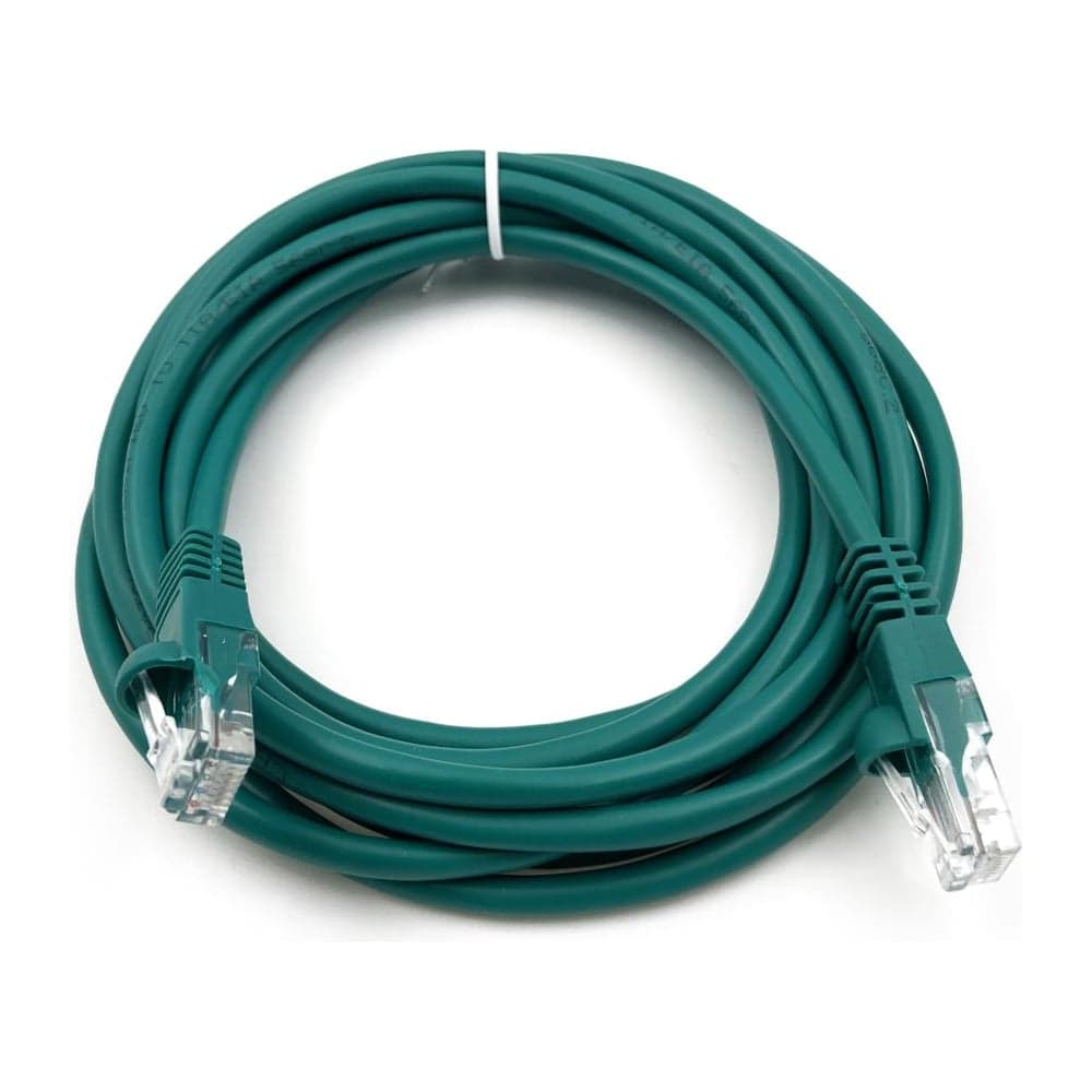 Патч-корд UTP 4 пары cat5E CCA molded 3м зеленый RJ-45 (m)-RJ-45 (m) BURO 1428206