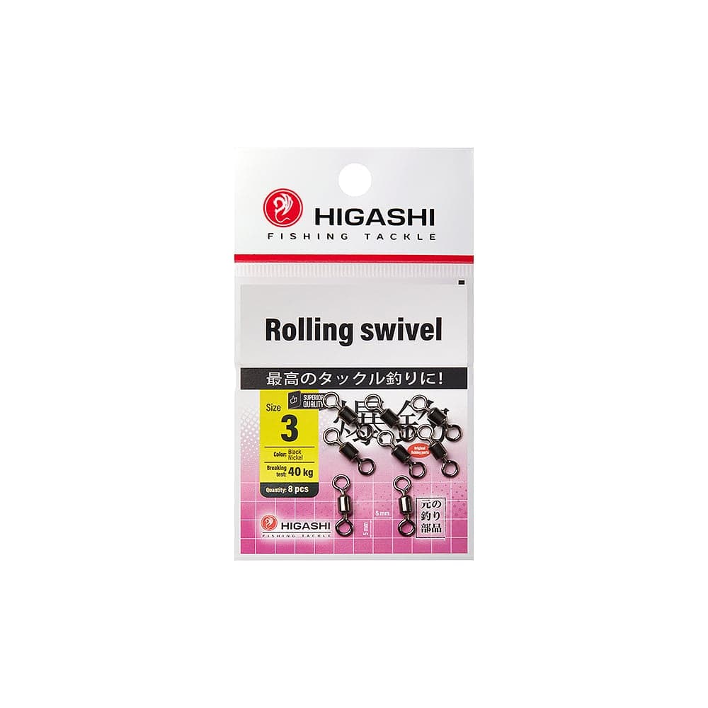 Вертлюг HIGASHI Rolling swivel, #3 05187_4067