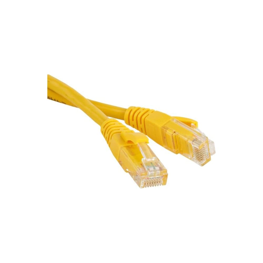 Патч-корд LANMASTER RJ45 - RJ45, 4 пары, UTP, категория 6, 2 м, желтый LAN-PC45/U6-2.0-YL