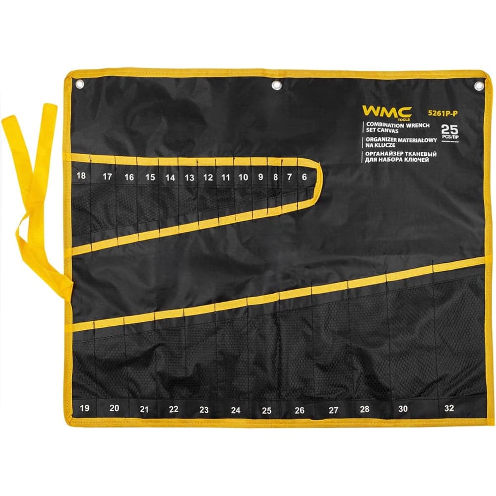 Органайзер тканевый WMC TOOLS для набора ключей 25 предметов WMC-5261P-P(59195)