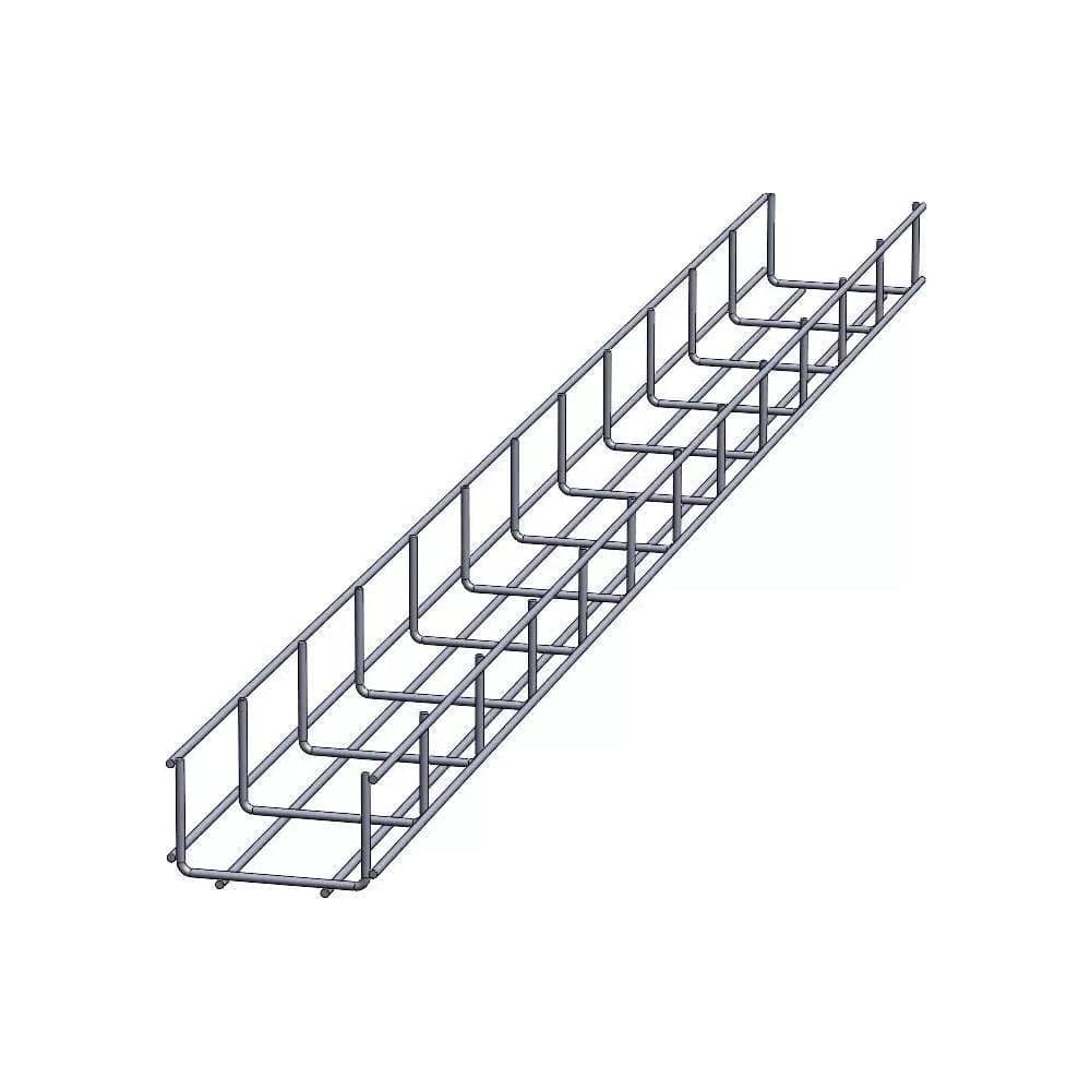 Проволочный лоток CABLIDERTRAYS оцинкованный усиленный ПЛЛУ-100х50-3000