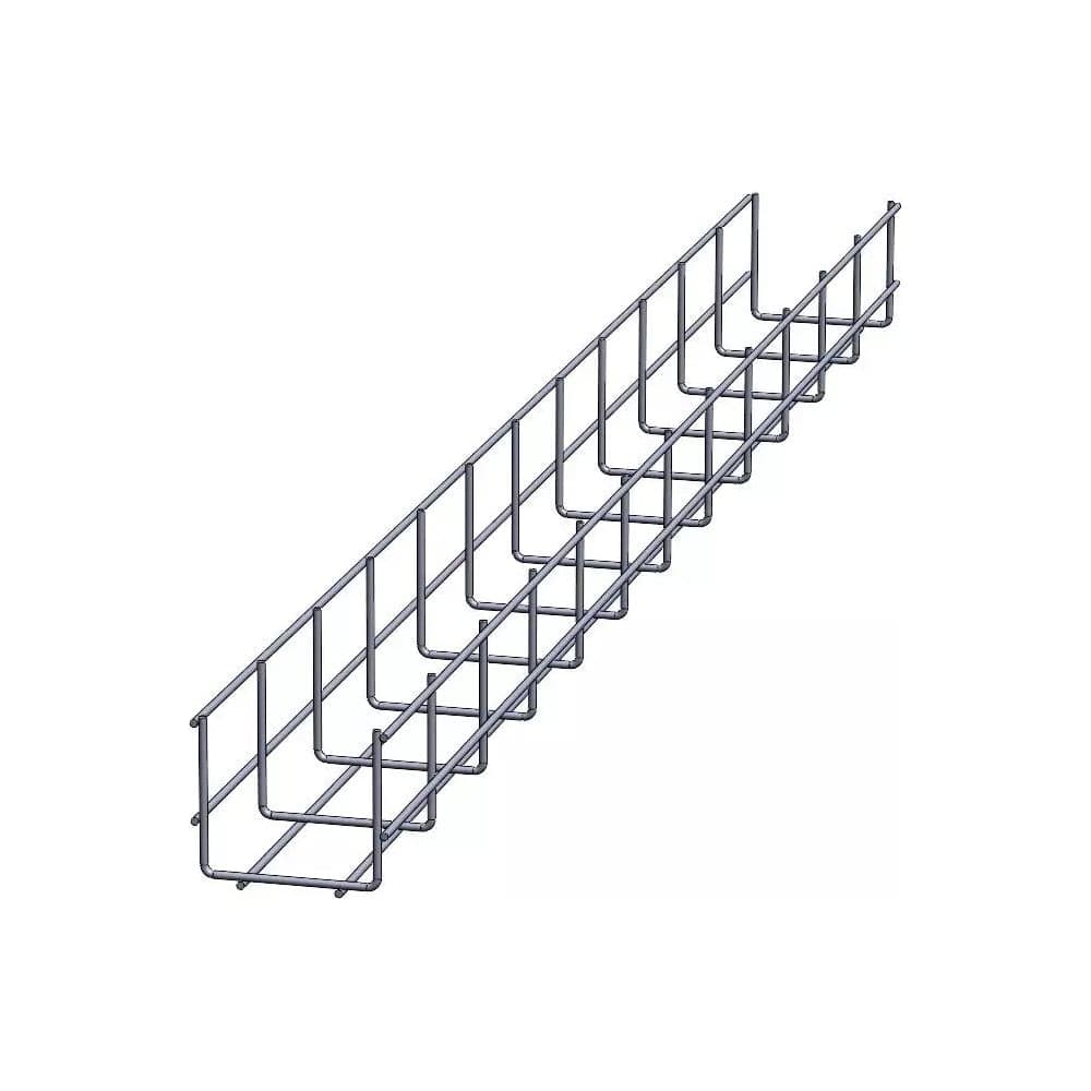 Проволочный лоток CABLIDERTRAYS оцинкованный усиленный ПЛЛУ-80х80-3000