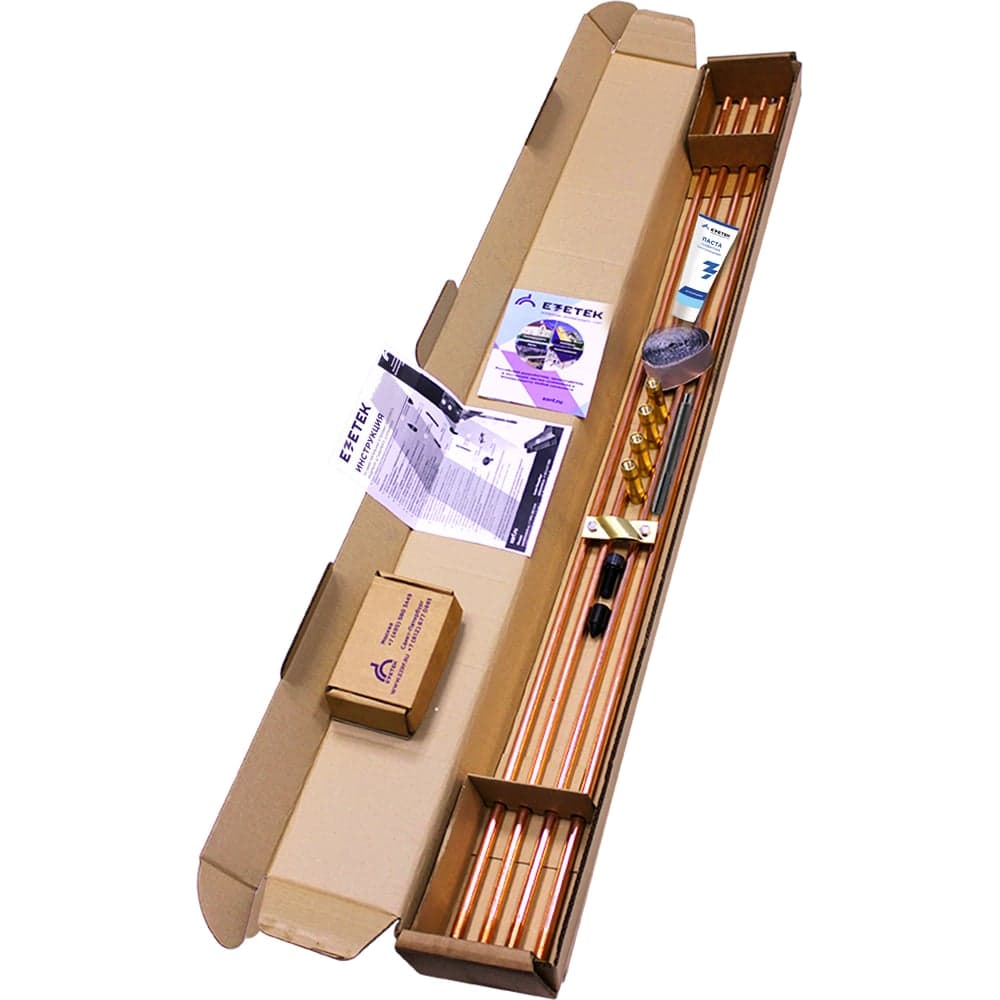 Комплект заземления EZETEK EZ – 6 6 метров, 14мм, 5х1200мм 60222
