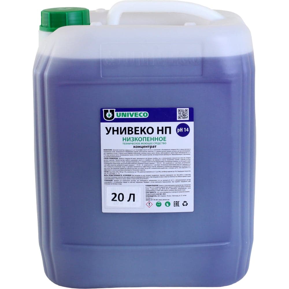 Высокощелочной низкопенный концентрат УНИВЕКО ТМС НП-14 20 л 4620002841638