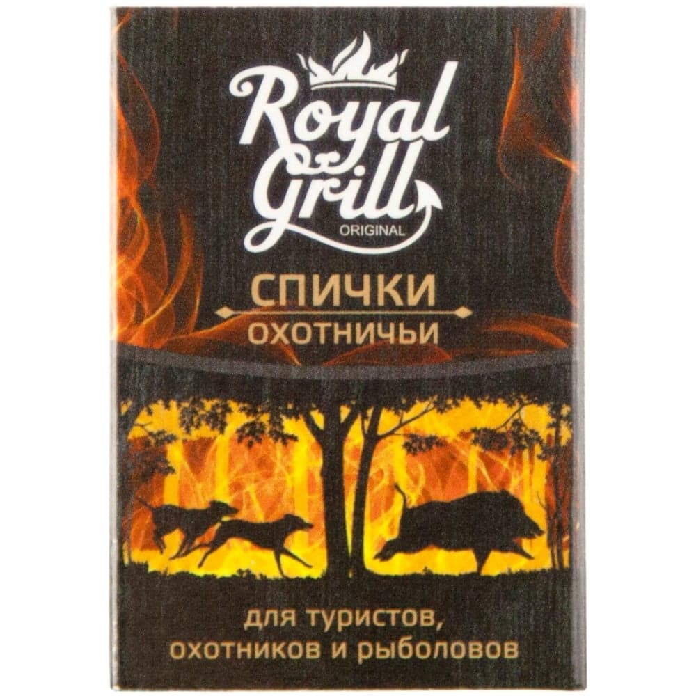Охотничьи спички ROYALGRILL, 45 мм, 20 шт., 80-136