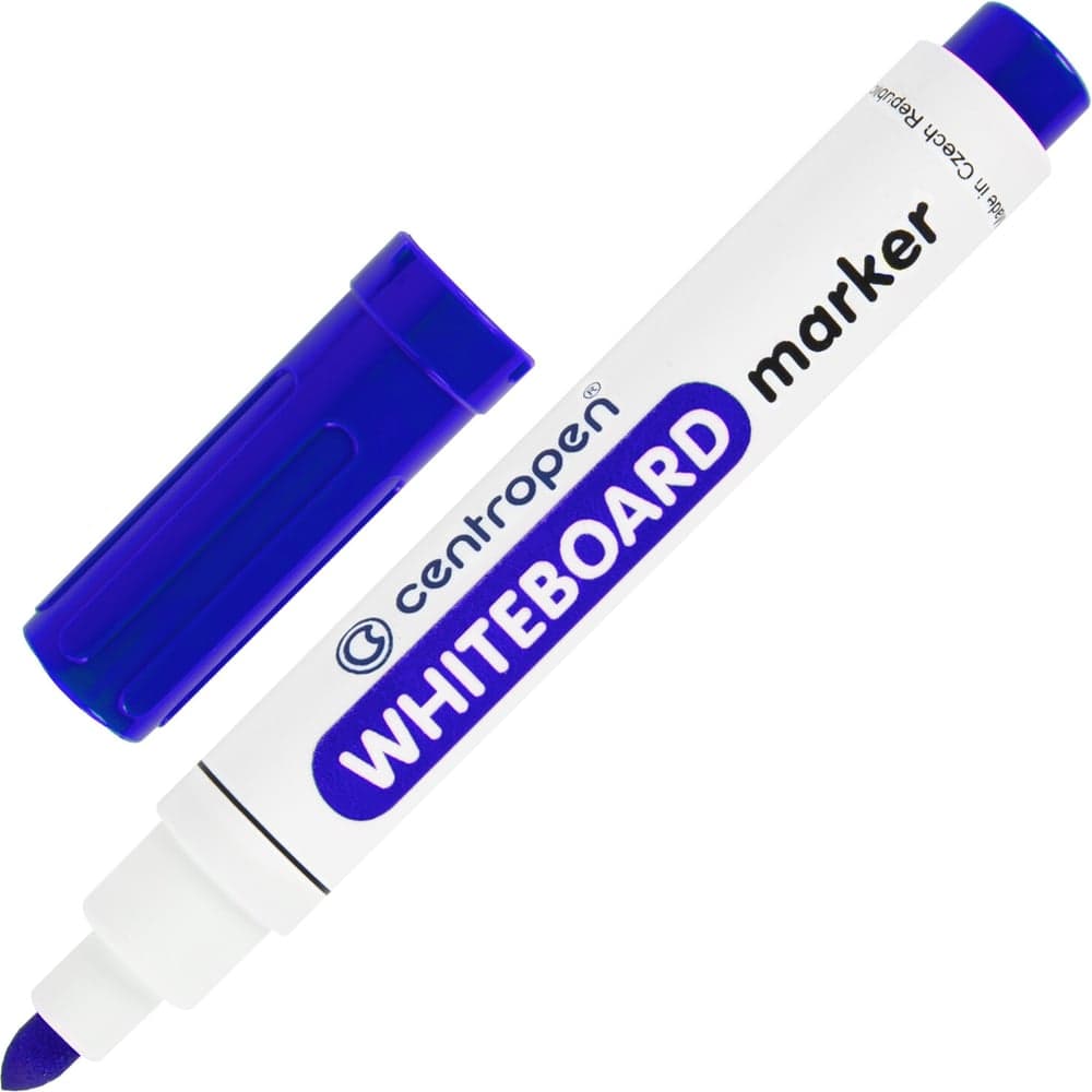 Маркер стираемый для белой доски ОФИСМАГ СИНИЙ, CENTROPEN "Dry-Wipe", 2,5 мм, 8559, 5 8559 0117 151107