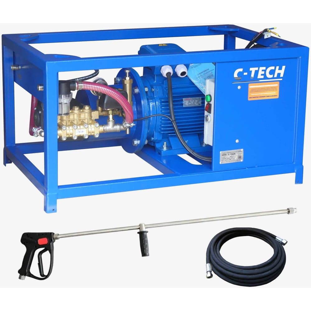 Установка сверхвысокого давления C-TECH 500 бар, 900 л/ч, 15 кВт, 380 В NTR5015ES1E7BP1A1FMRTY-15-SG100