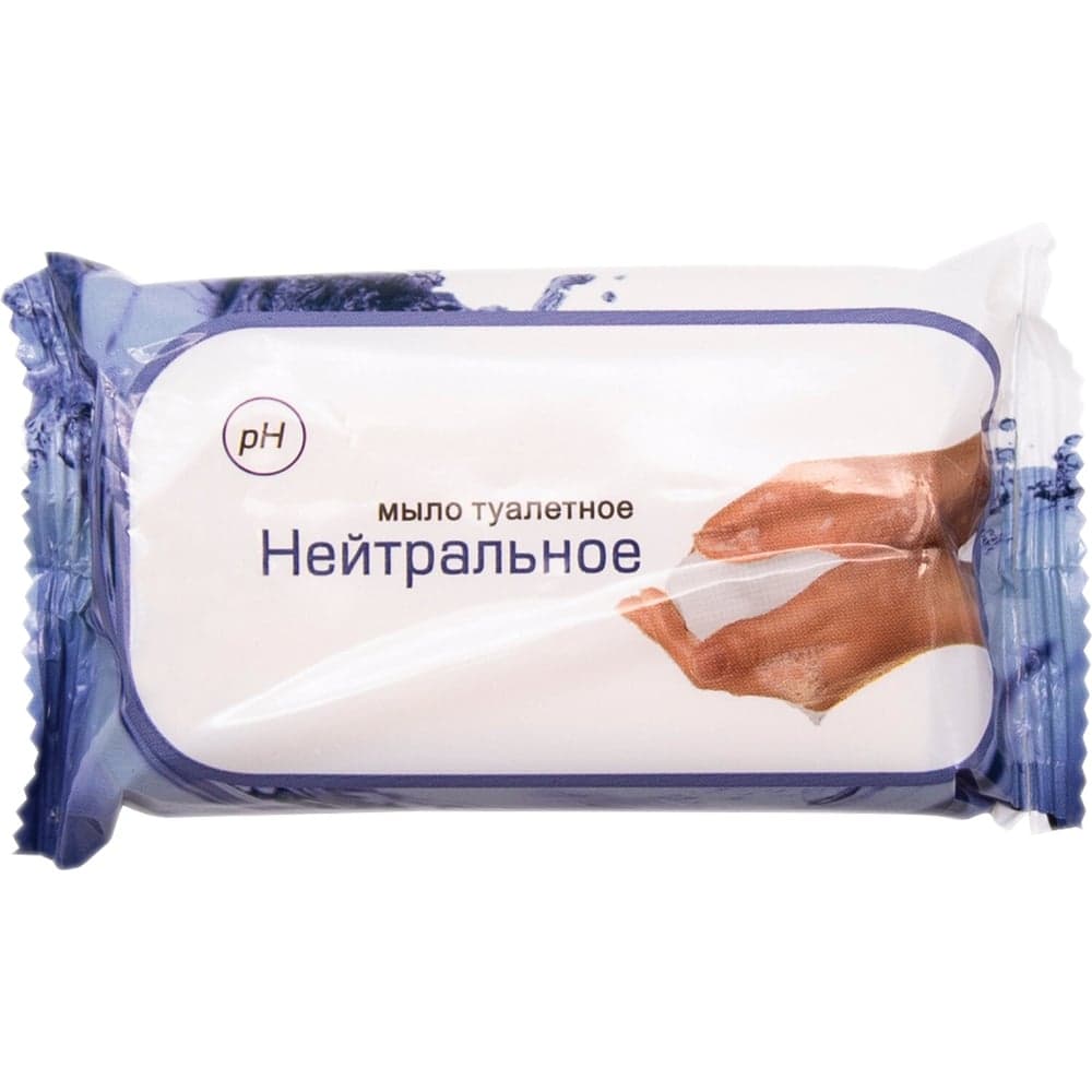 Мыло туалетное 100г КМЗ НЕЙТРАЛЬНОЕ (марка Н) ОФИСМАГ ш/к 91313 607644