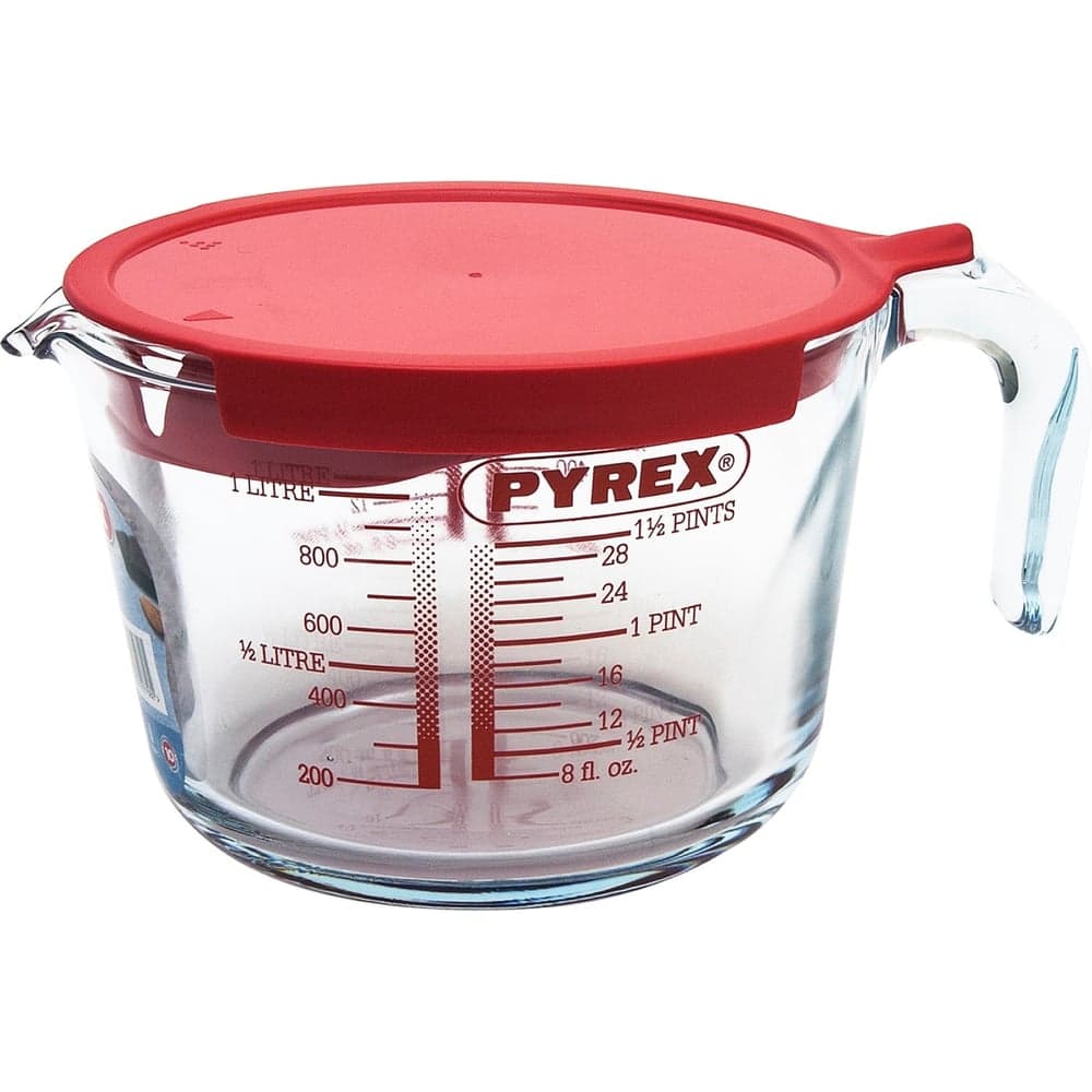 Стакан мерный с крышкой PYREX CLASSIC 1л 264P000/7046