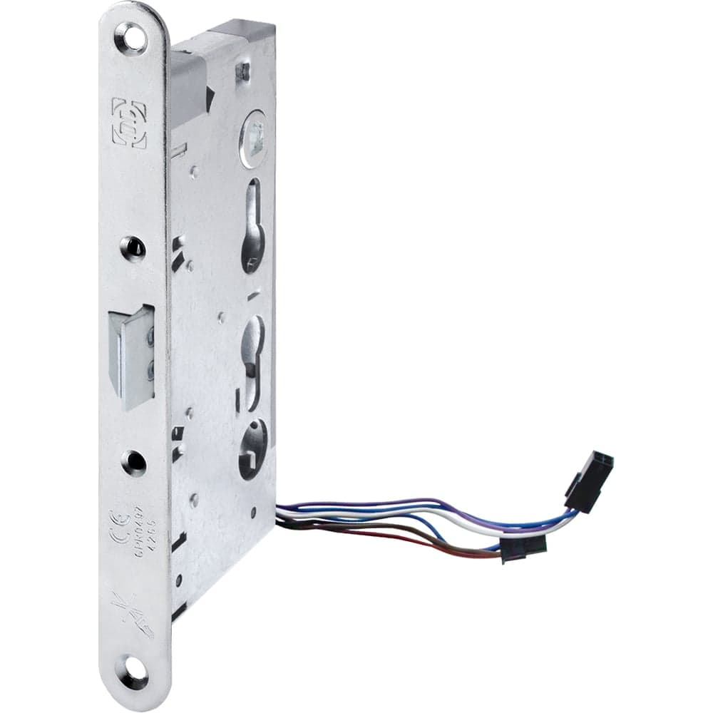 Корпус огнестойкого соленоидного замка DOORLOCK DL 1901EM/65mm/NC/R правый, антипаник, нормально закрытый, 12V-24V AC/DC, PZ72, ZN front 24x235 75409