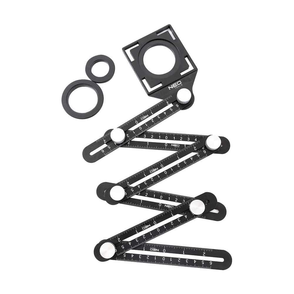 Линейка угловая NEO TOOLS 6 рычагов 72-351