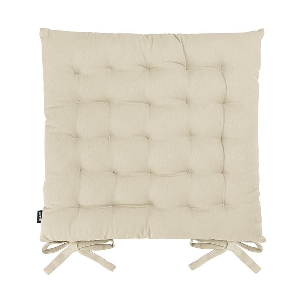 Подушка на стул Tkano коллекция Essential из хлопка бежевого цвета, 40x40 см TK24-CP0003