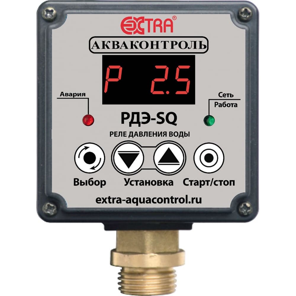 Реле давления для насосов типа SQ РДЭ-SQ-10-2.85 EXTRA АКВАКОНТРОЛЬ 2604150000