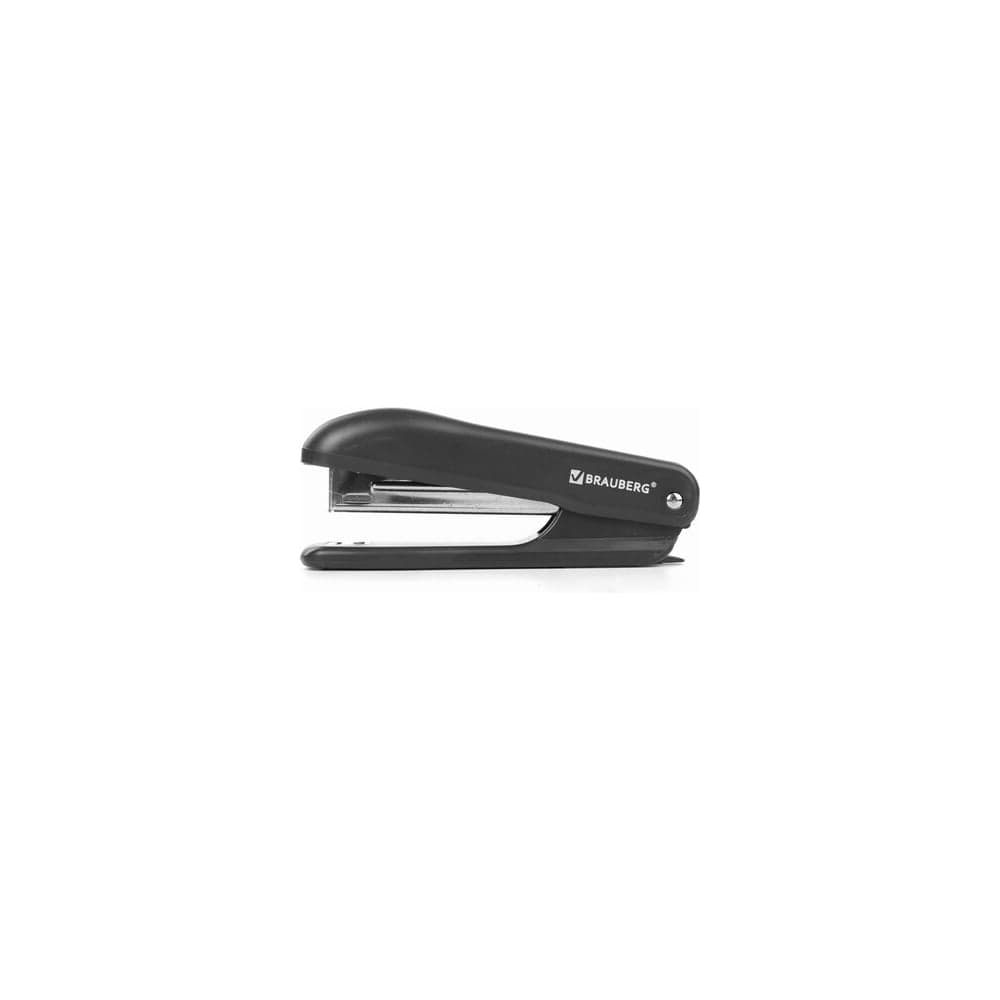 Степлер BRAUBERG SX-19 №10, до 12 листов, с антистеплером, черный 228587