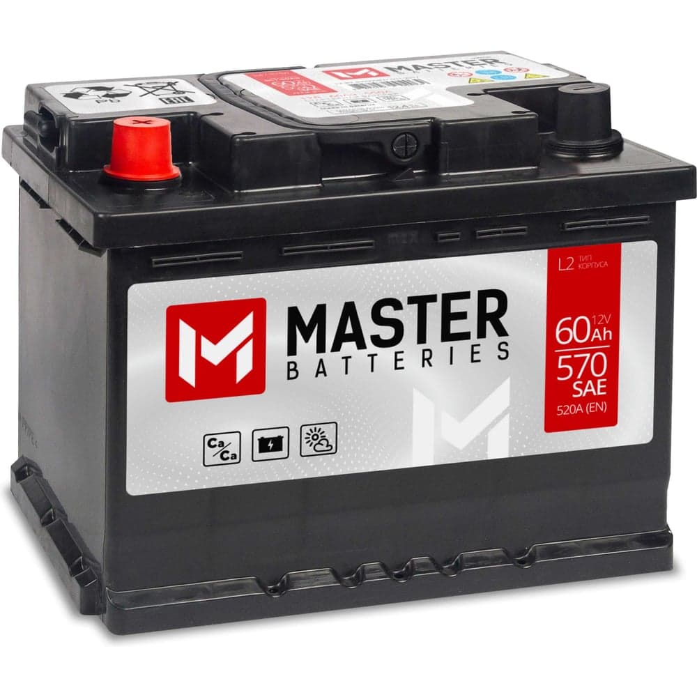 Аккумулятор MASTER BATTERIES 60Ah L+ MB601