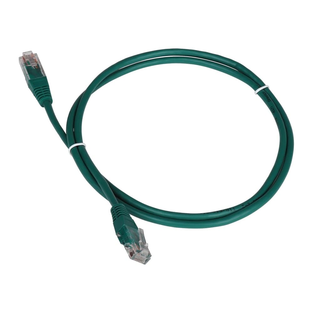 Патч-корд TWT RJ45-RJ45, 4 пары, UTP, категория 5е, 0.3 м, зеленый, 45-45-0.3-GN TWT-45-45-0.3-GN