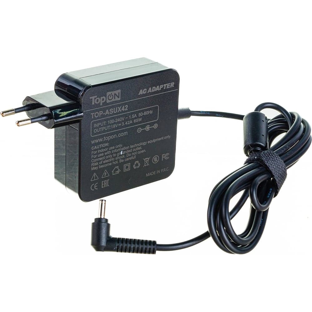 Блок питания для ноутбука Asus TopON 19V 3.42A 4.0x1.35 65W ADP-65DW TOP-ASUX42