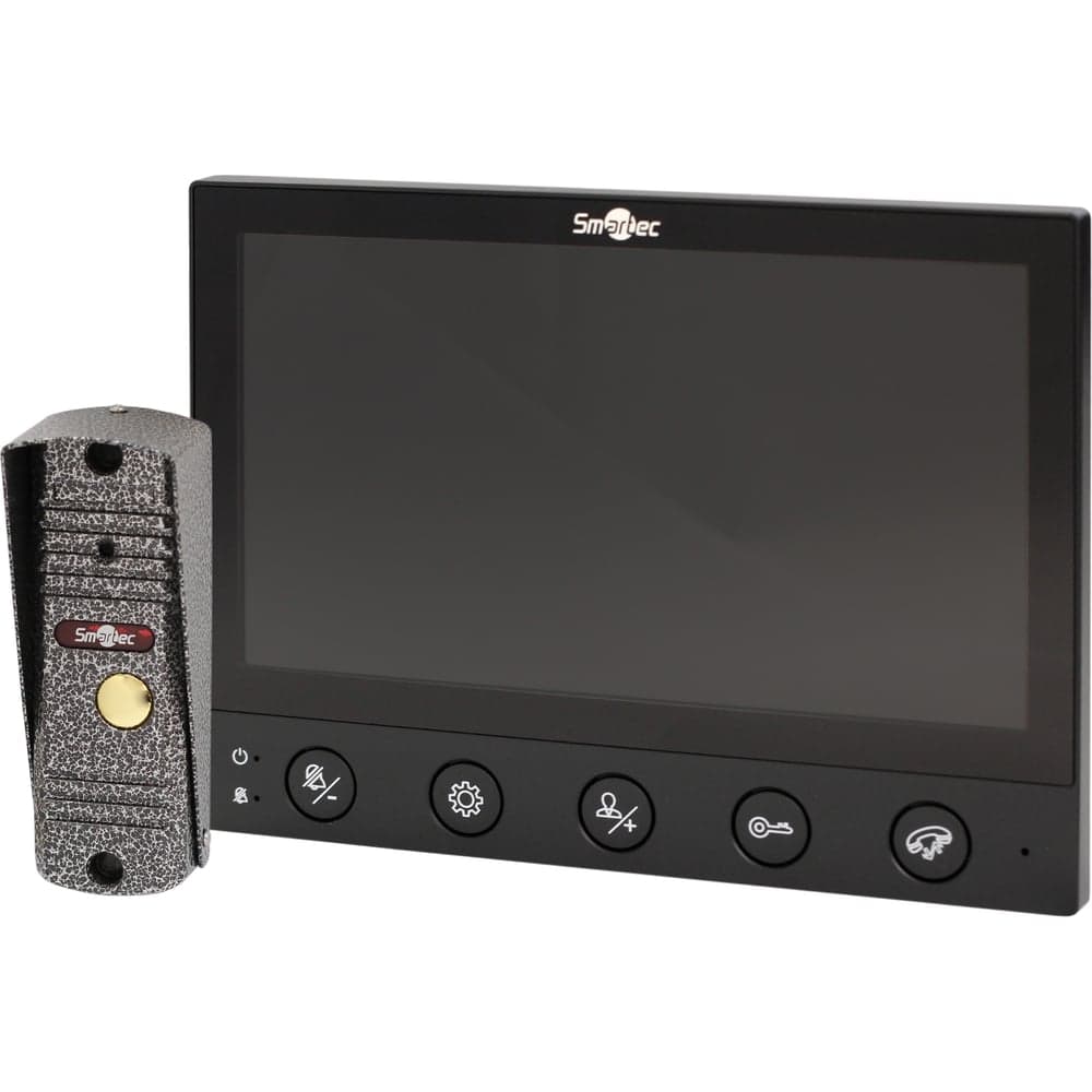 Комплект видеодомофона с вызывной панелью Smartec ST-MS607S-BK smkd0695
