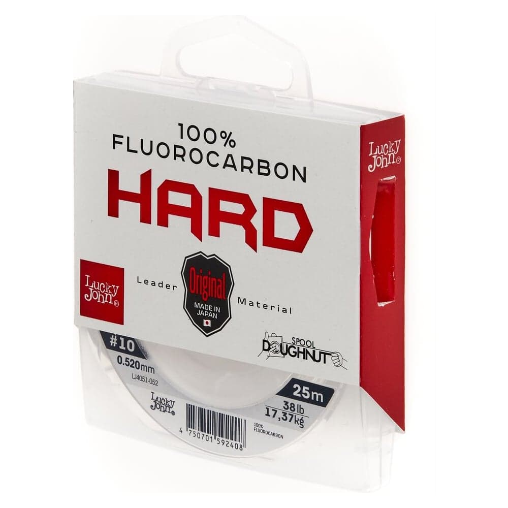 Леска монофильная Lucky John FLUOROCARBON Hard 25 м, 0.52 мм LJ4051-052