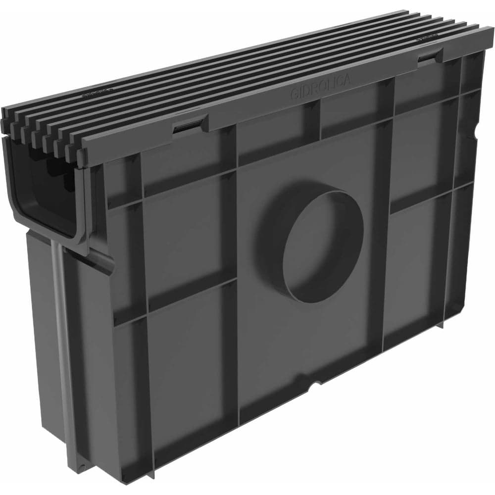 Пескоуловитель Gidrolica Light пластиковый 500x116x320мм с пластиковой решеткой 08018