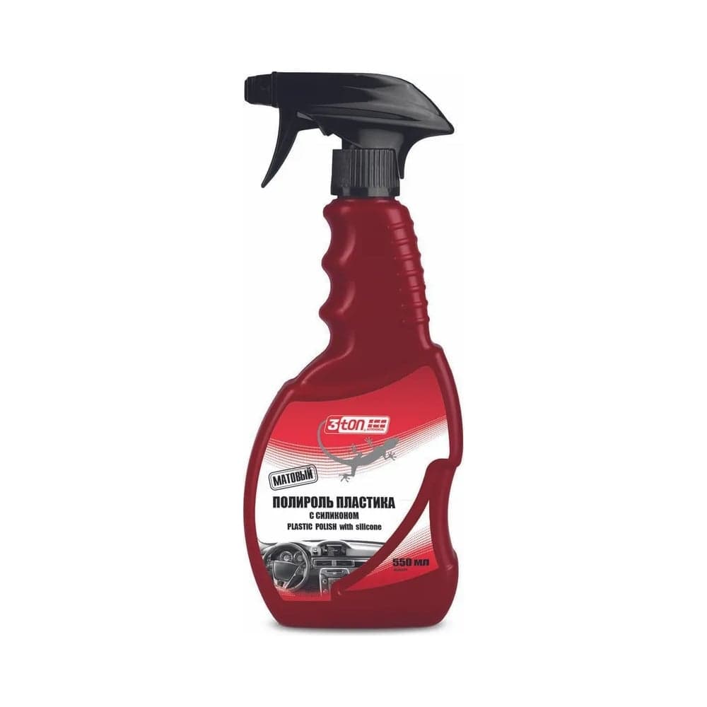 Полироль пластика 3ton ТН-650 с силиконом, PLASTIC POLISH, with silicone 550 мл 40293
