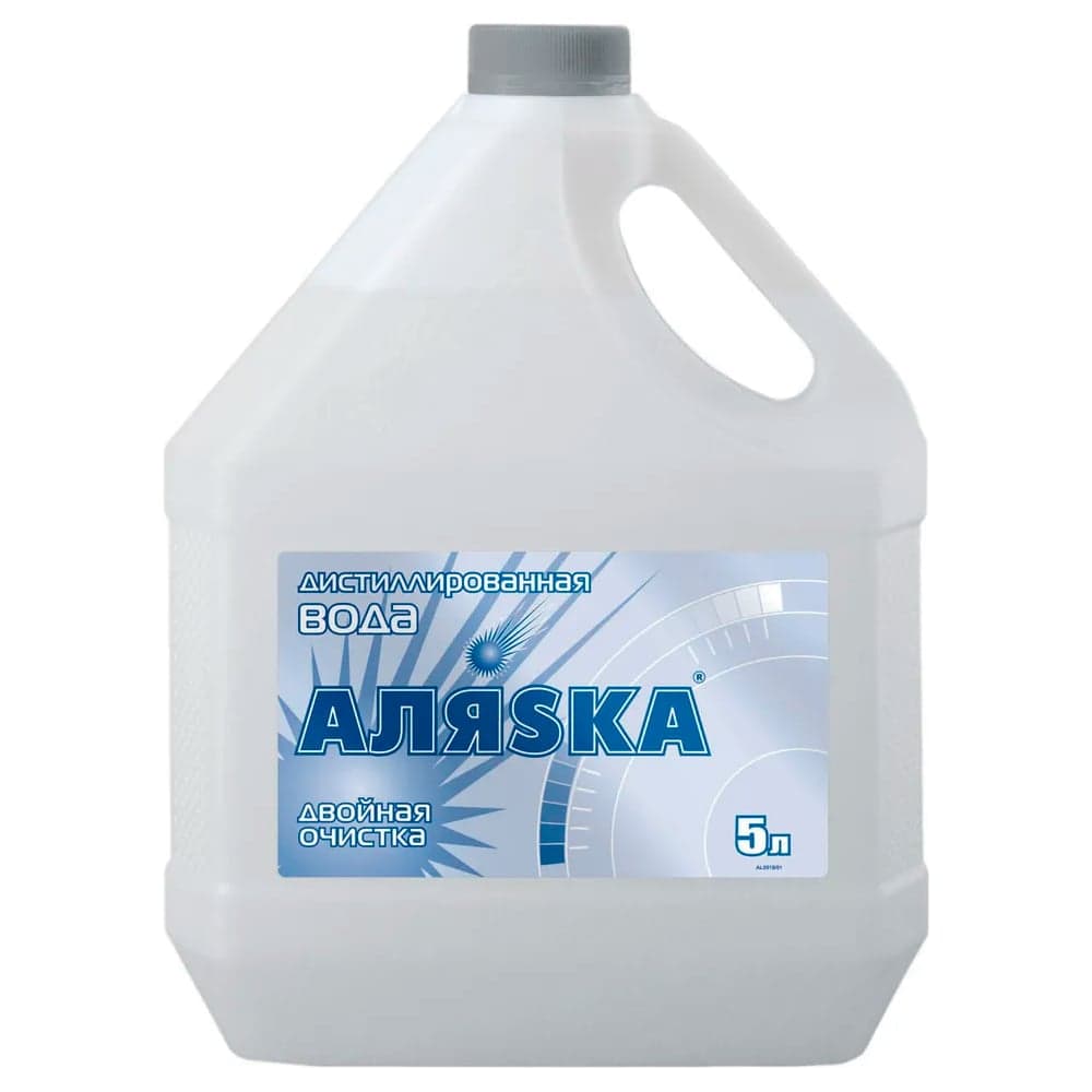 Дистиллированная вода 5 л АЛЯSКА 5519