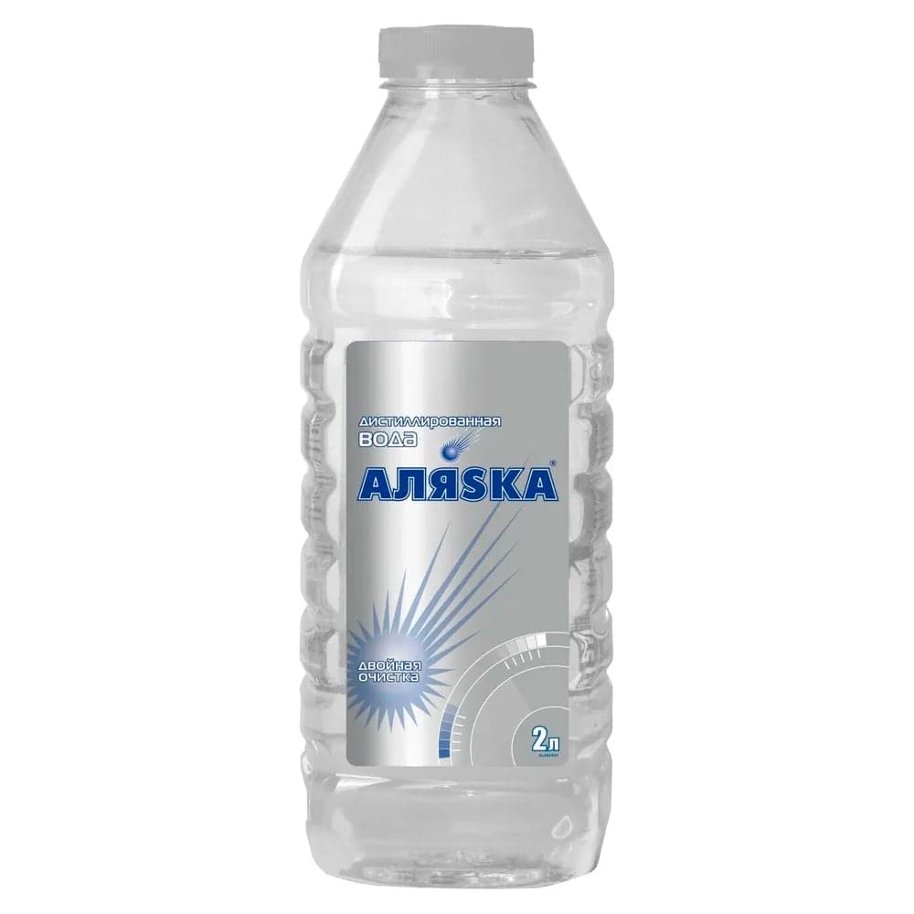 Дистиллированная вода 2 л ПЭТ АЛЯSКА 5534