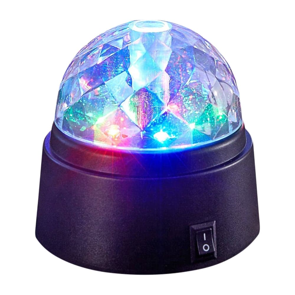 Шар VEGAS Диско 6 разноцветных LED ламп, 9х9 см, 3хАА 48 2 55130