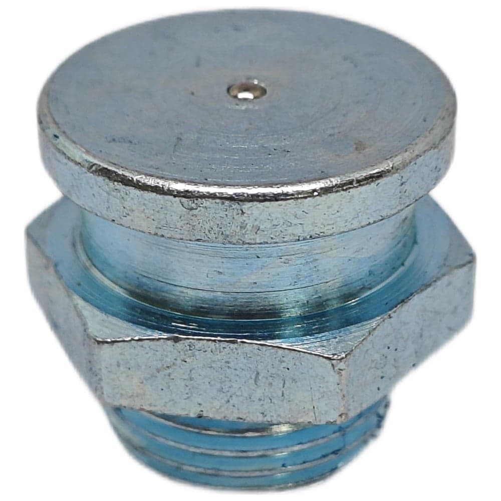 Пресс-масленка плоская оц. М22 22 мм. G3/8''BSPP, комплект 10 шт., оцинкованная сталь, Европейский стандарт DIN71412, MasloSmenka 010603-10