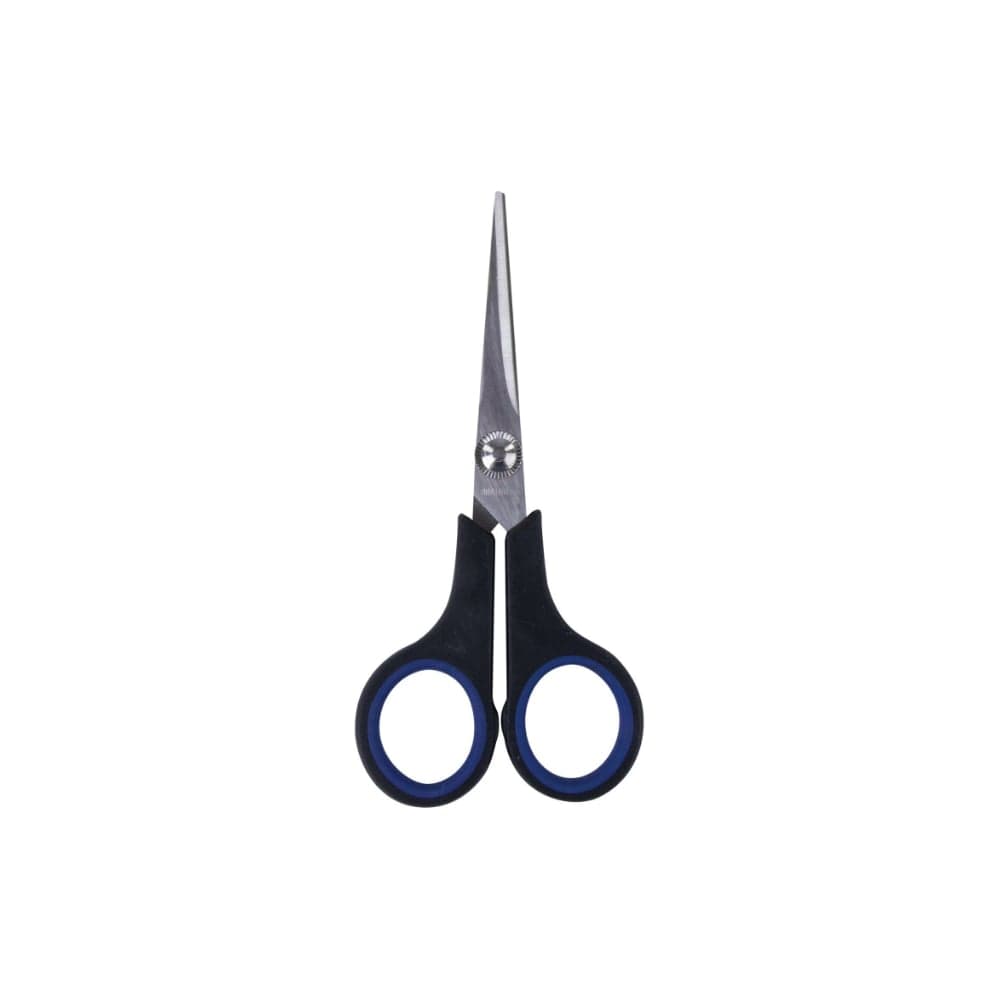 Ножницы BRAUBERG Soft Grip 140 мм, резиновые вставки, 3- х сторонняя заточка 230760