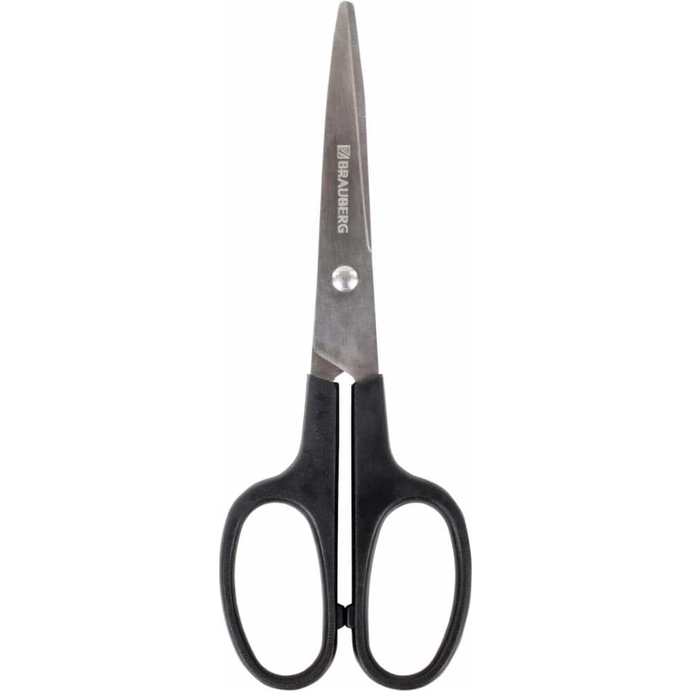 Ножницы BRAUBERG Standard 160 мм, черные 237095