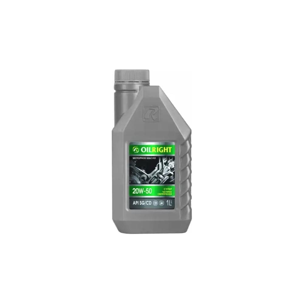 Моторное масло OILRIGHT ч/с Супер SAE 20W50 API SG/CD 1 л 2981
