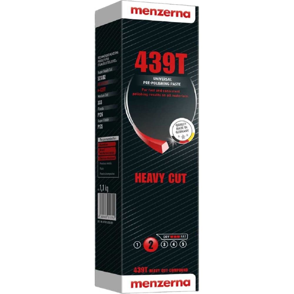 Паста полировальная твердая Menzerna Heavy Cut 439 T 1,1 кг, 07001.056.001