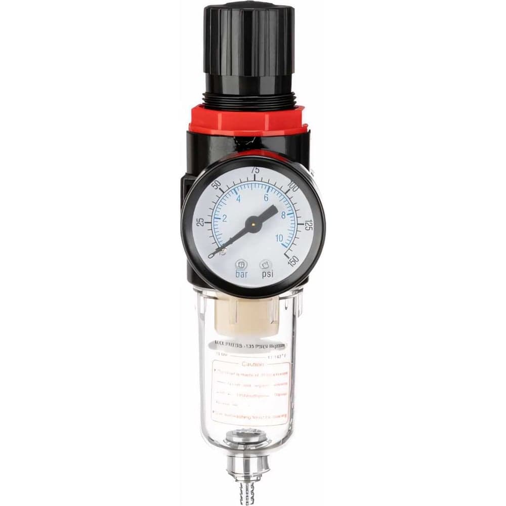 Фильтр для очистки воздуха с редуктором 1/4" INTERTOOL PT-1412