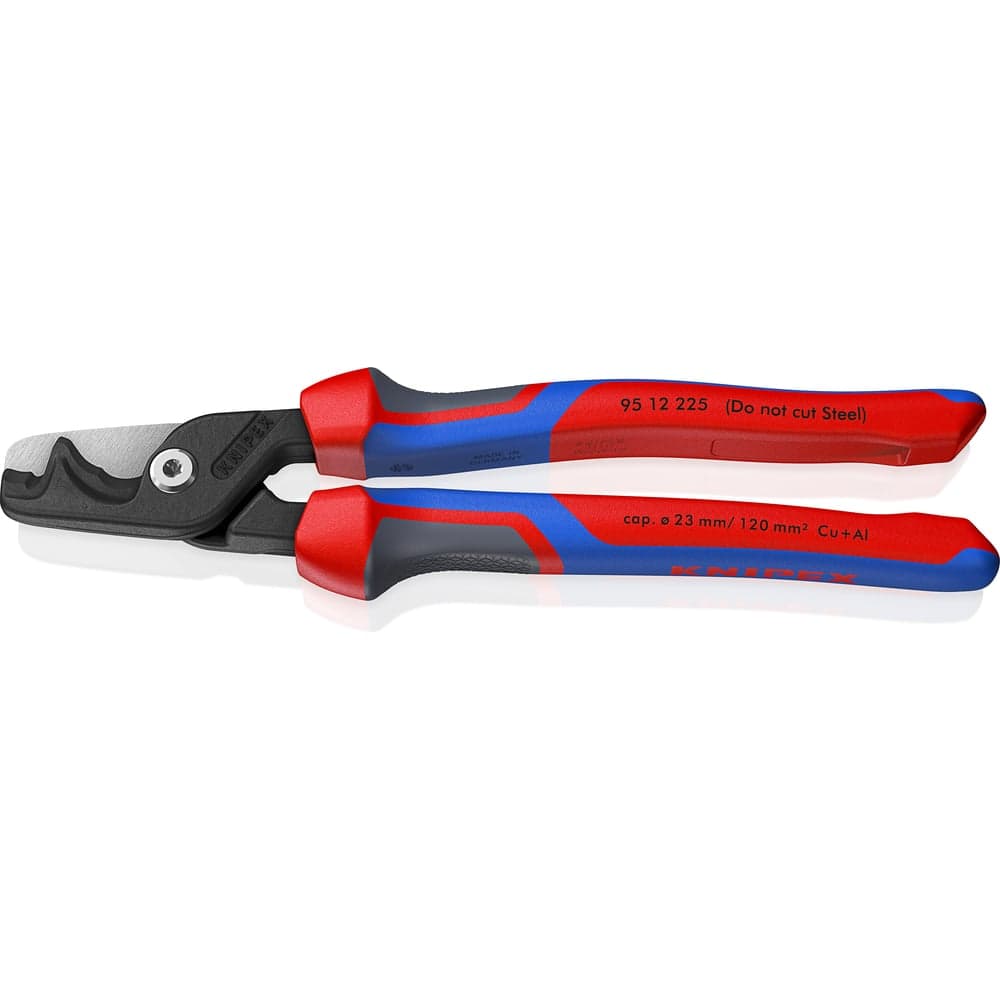 Кабелерез Knipex StepCut XL ступенчатый рез, Ø 23 мм, длина 225 мм, фосфатированный, 2-комп ручки KN-9512225