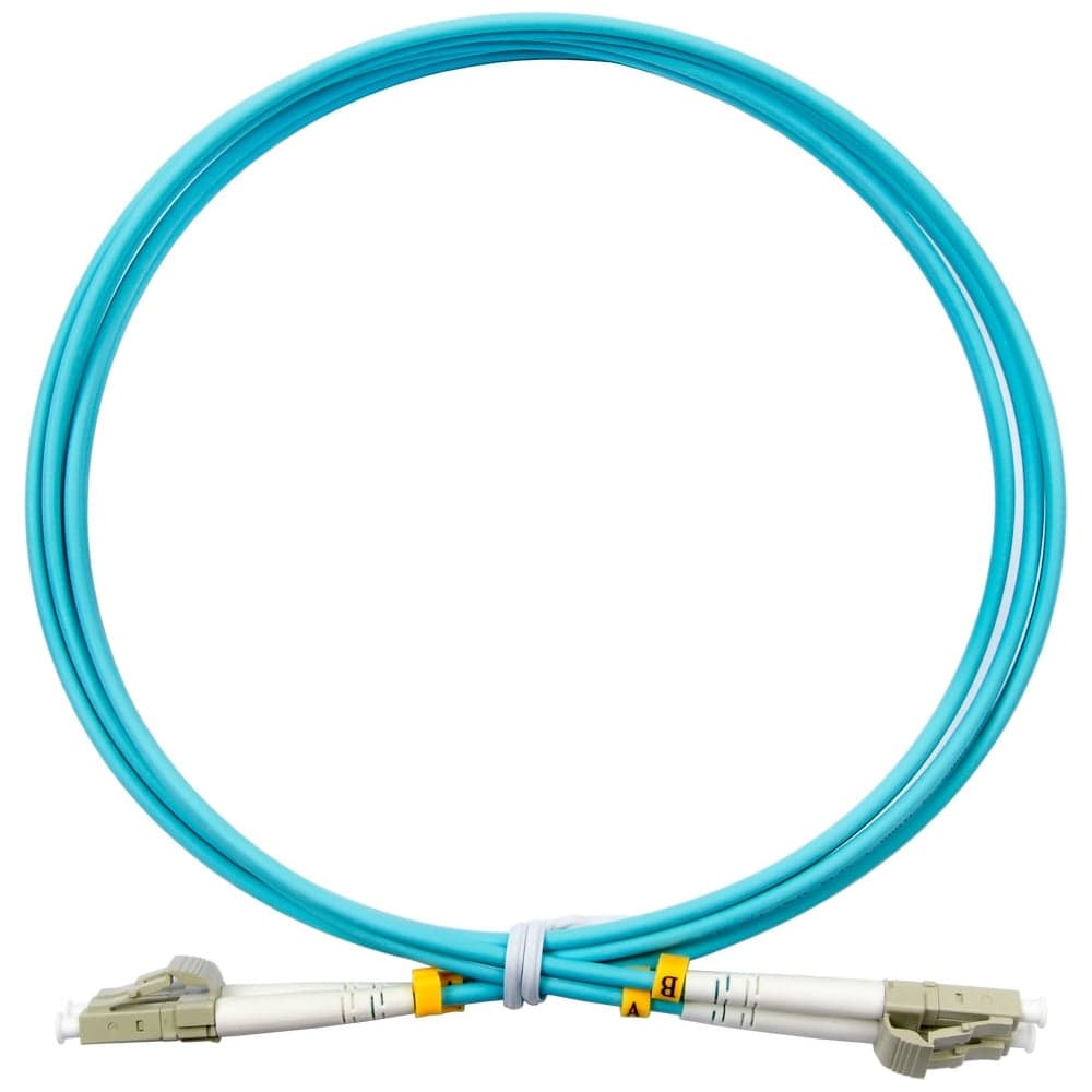 Оптический патч-корд TopLAN, дуплексный MM 50/125, 0,5 м, DPC-TOP-OM3-LC/P-LC/P-0.5