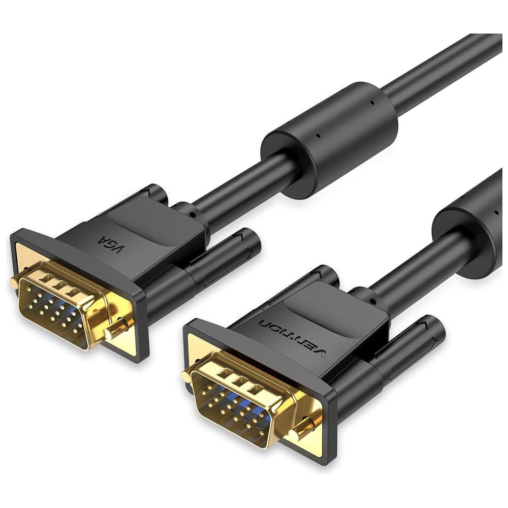 Кабель Vention VGA 15M/15M с 2 ферритовыми фильтрами - 2м. DAEBH
