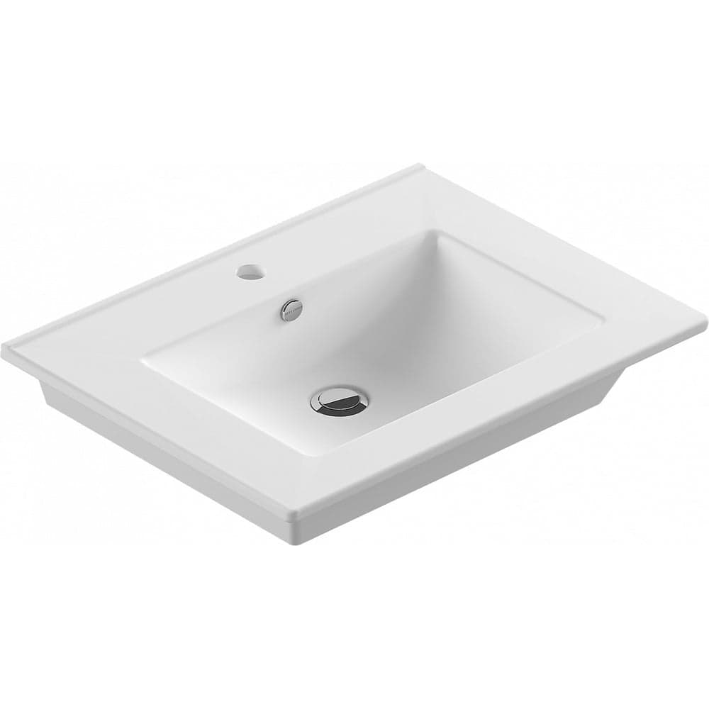 Умывальник Sanita Luxe Quadro 75 00000055496 WB.FN/Quadro/75-C/WHT.G/S1