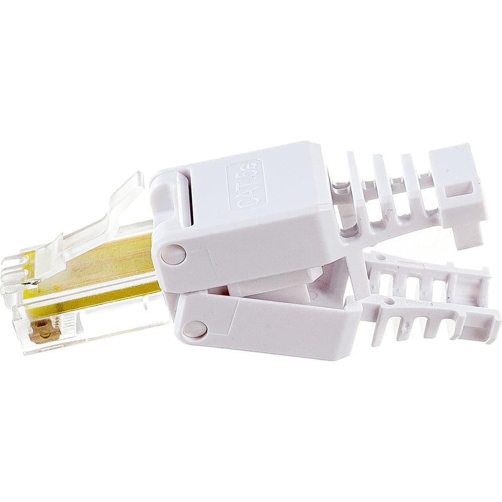 Полевой коннектор LANMASTER RJ-45 8P8C, категории 5E LAN-TMP-U5E-WH