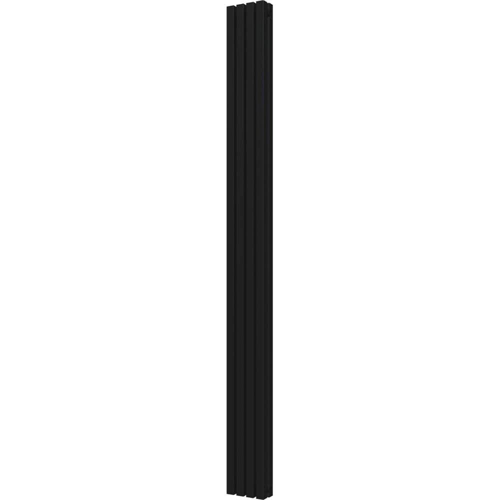 Радиатор КЗТО QUADRUM 30 V 2-1750-4 RAL1T103S9005 черный матовый муар QUD30V217504RAL1T103S9005
