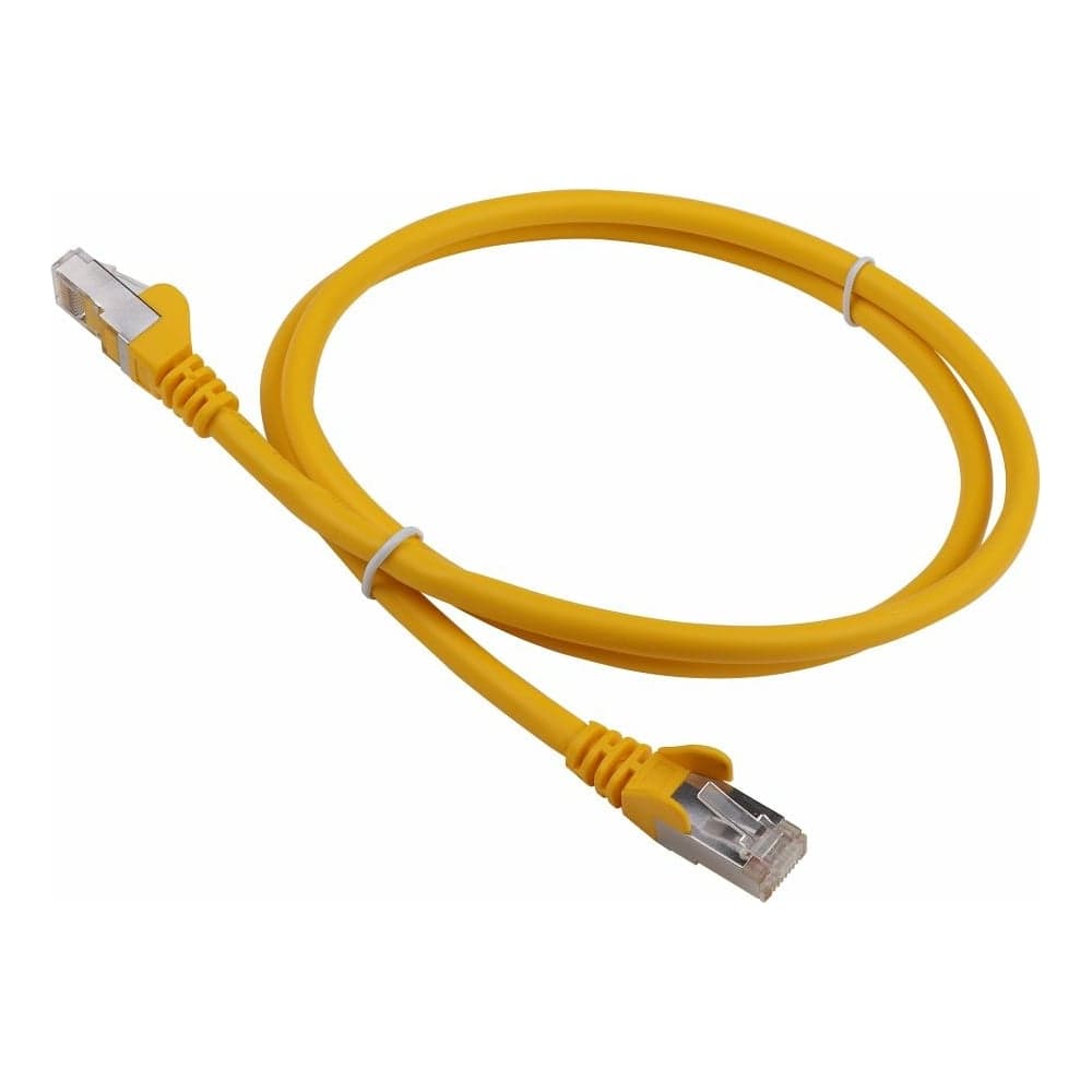 Патч-корд LANMASTER RJ45 - RJ45, 4 пары, FTP, категория 5е, 7 м, желтый LSZH, LAN-PC45/S5E-7.0-YL