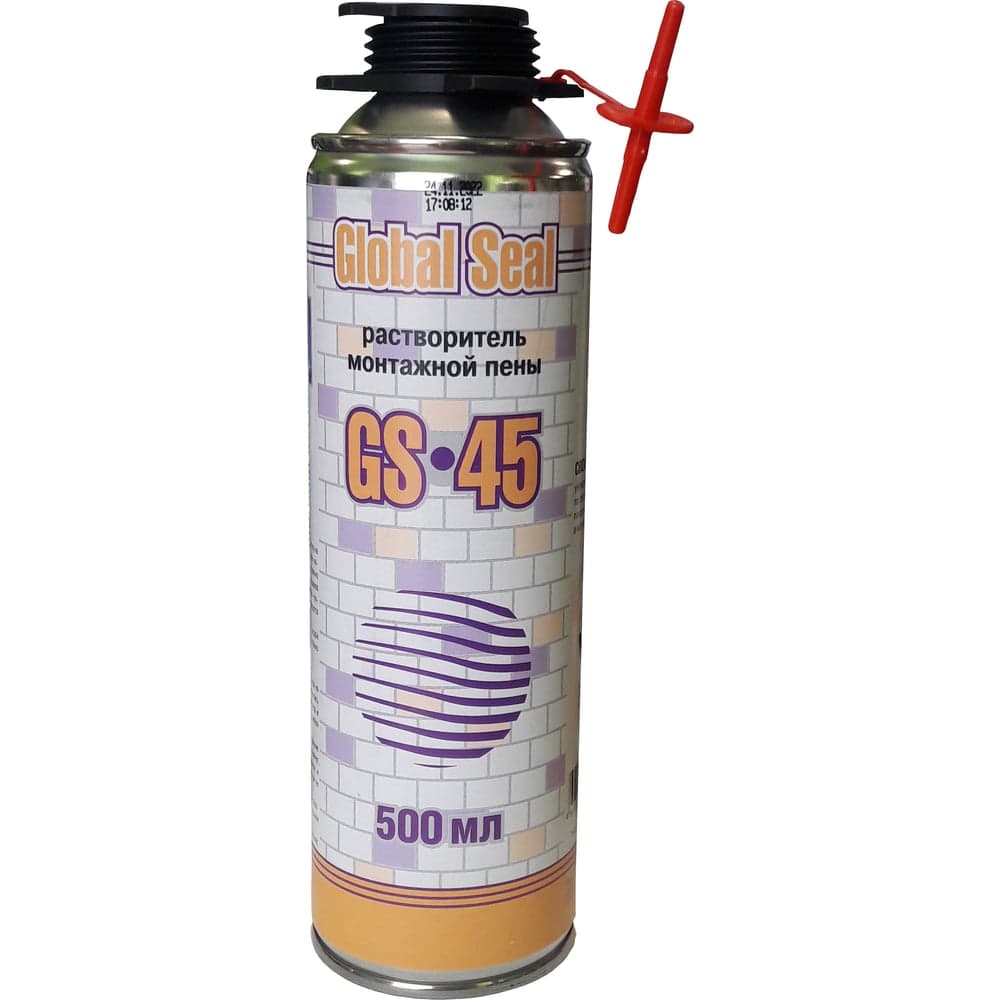 Очиститель монтажной пены GlobalSeal GS-45, 500 мл 3450016