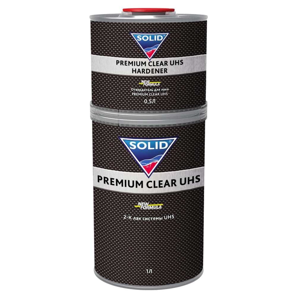 Лак SOLID PRO PREMIUM CLEAR UHS (1000+500мл) 2K системы UHS (в комплекте с отвердителем) 522.1500