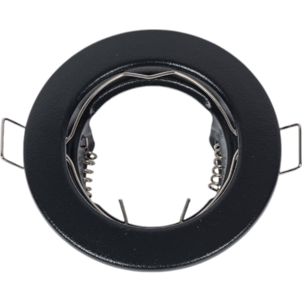 Светильник встраиваемый плоский Ecola Light MR16 DL90 GU5.3 Черный матовый 30x80 (кd74) FU1611EFY