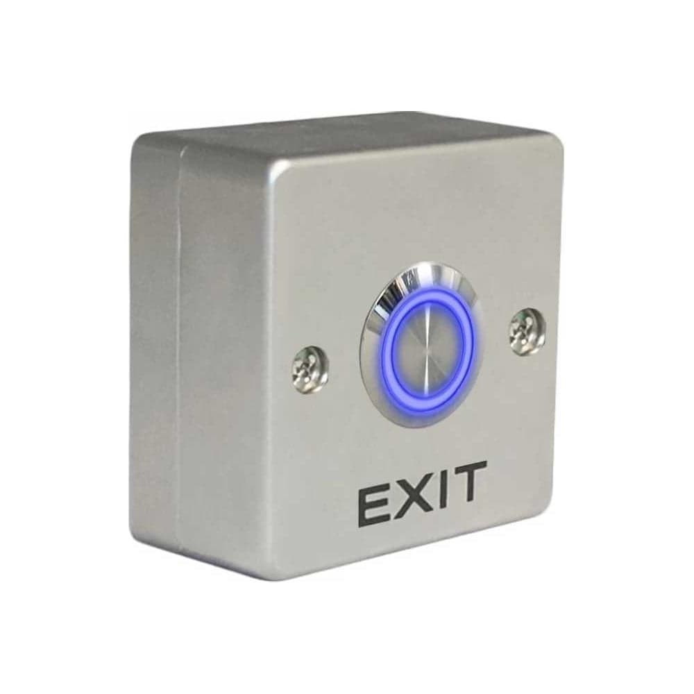Кнопка выхода накладная, металическая, с подсветкой Tantos TS-CLACK light 00-00018695