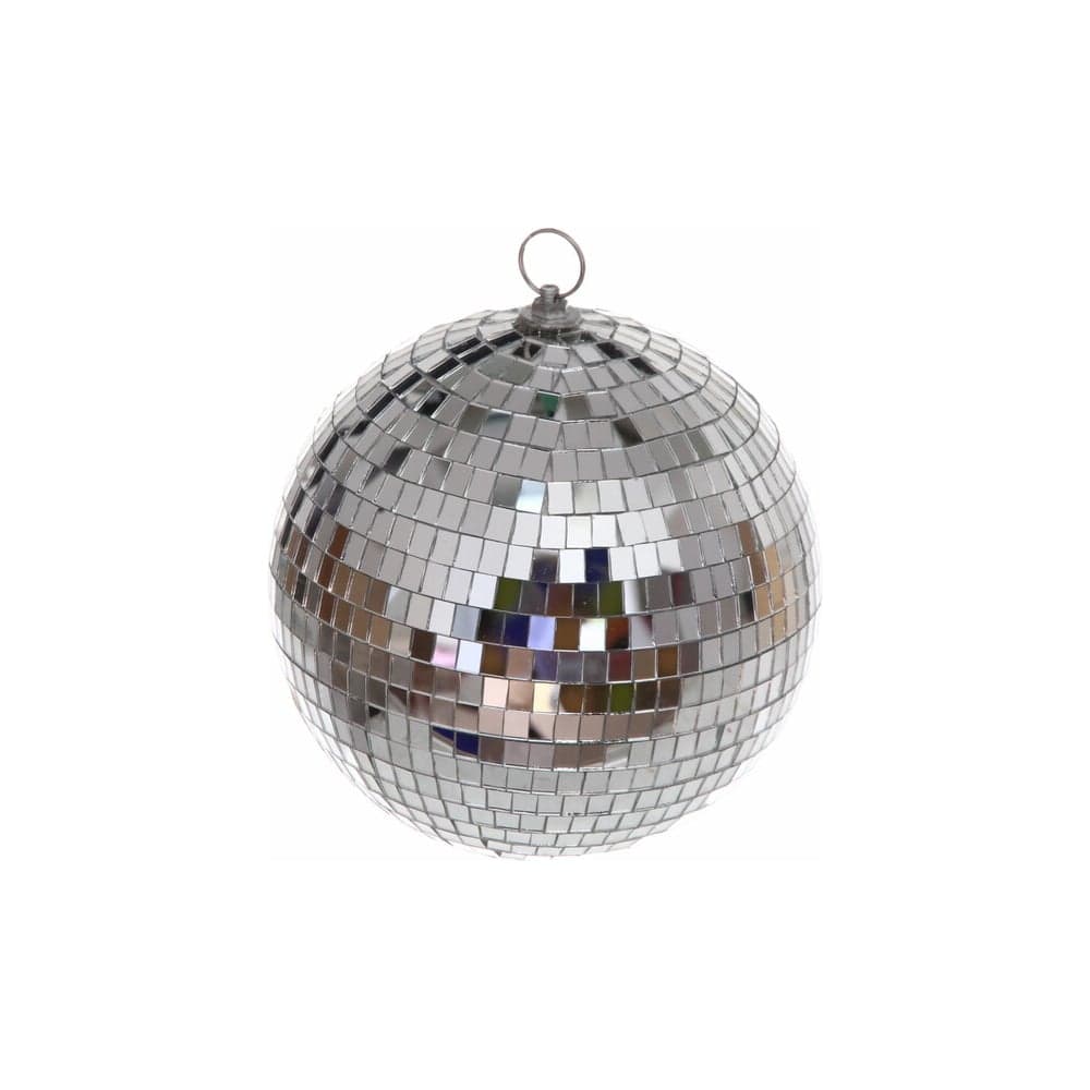 Новогодний шар Серпантин 20 см "Shining Disco", Серебро 196-0372