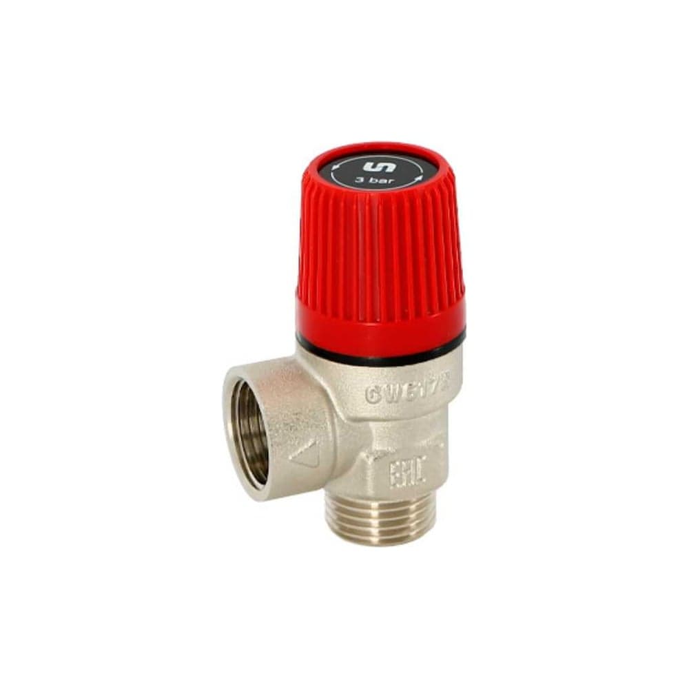 Клапан предохранительный Uni-Fitt НВ 1/2", 3 бар, никелированный 242N3020