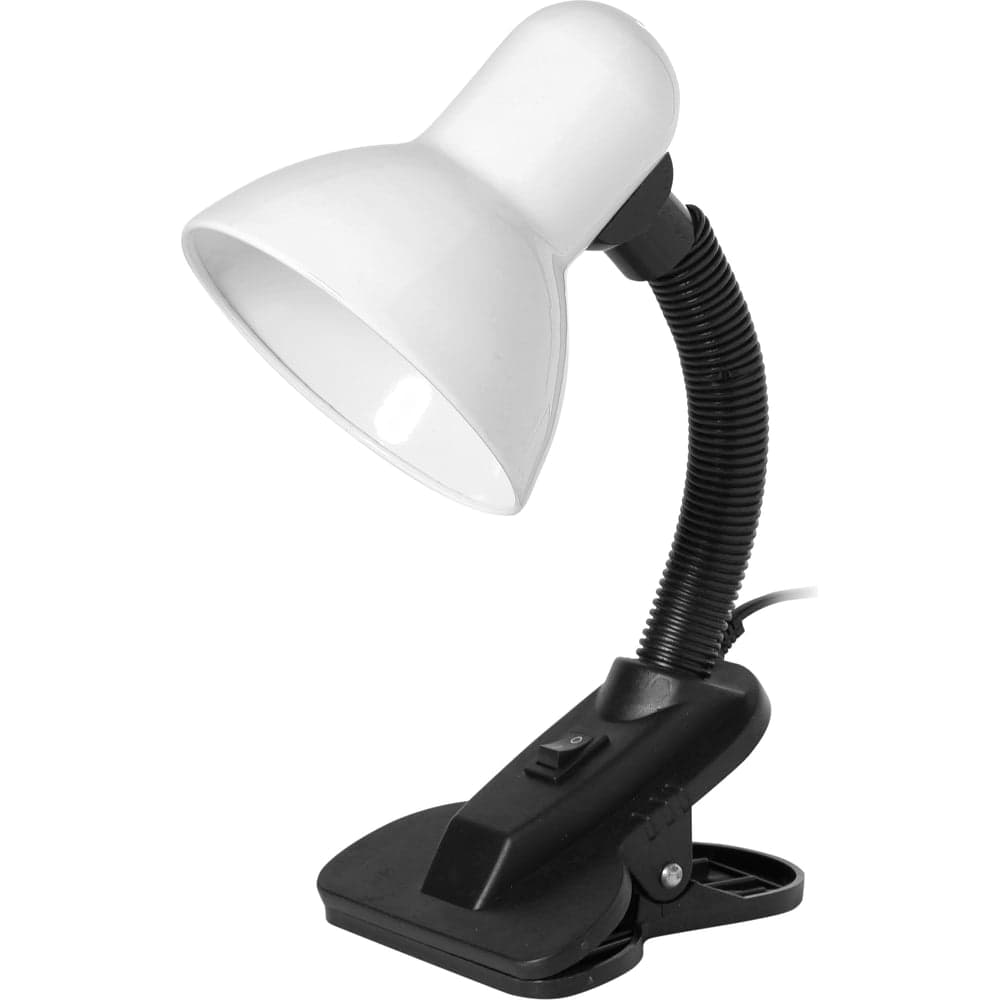 Настольный светильник Smartbuy Е27 с прищепкой White SBL-DeskL01-White
